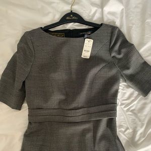 BROOKS BROTHERS LORO PIANA FITTED DRESS